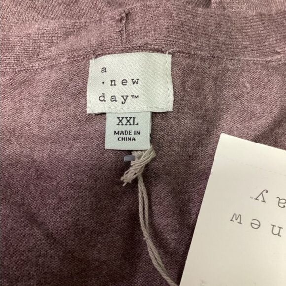 A New Day Women’s Lightweight Fine Gauge Button Front Cardigan, size XXL - Picture 6 of 8